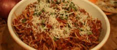 Weeknight Spaghetti and Meat Sauce